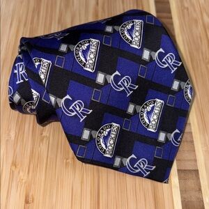 MLB by Eagle Neckwear Colorado Rockies‎ Silk Tie